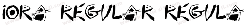 Iora Regular Regula字体转换